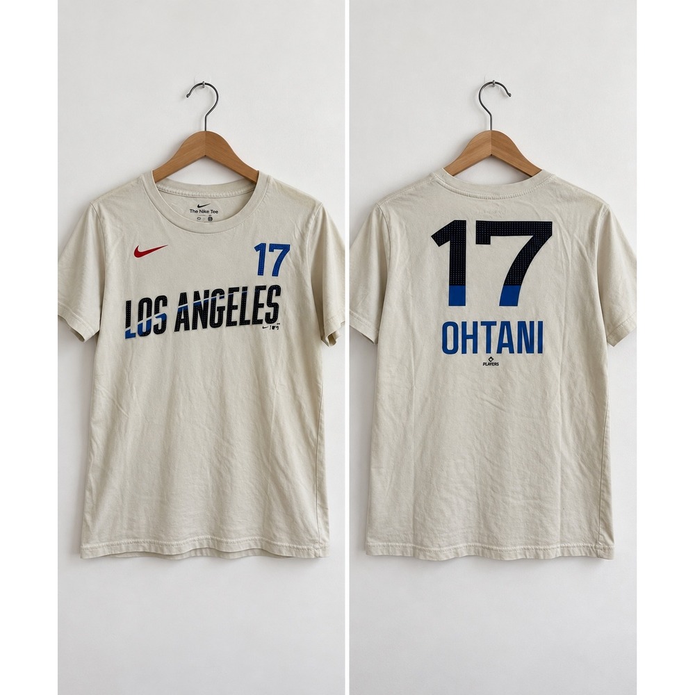 Nike Shohei Ohtani Los Angeles Dodgers Youth Medium 17 Baseball T-Shirt